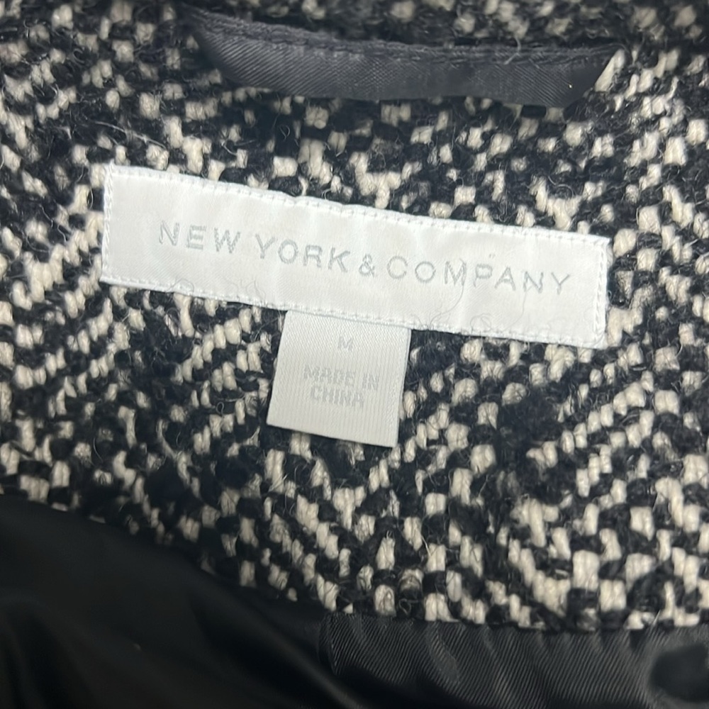 New York & Company Wool-blend Coat with hood - Picture 10 of 12